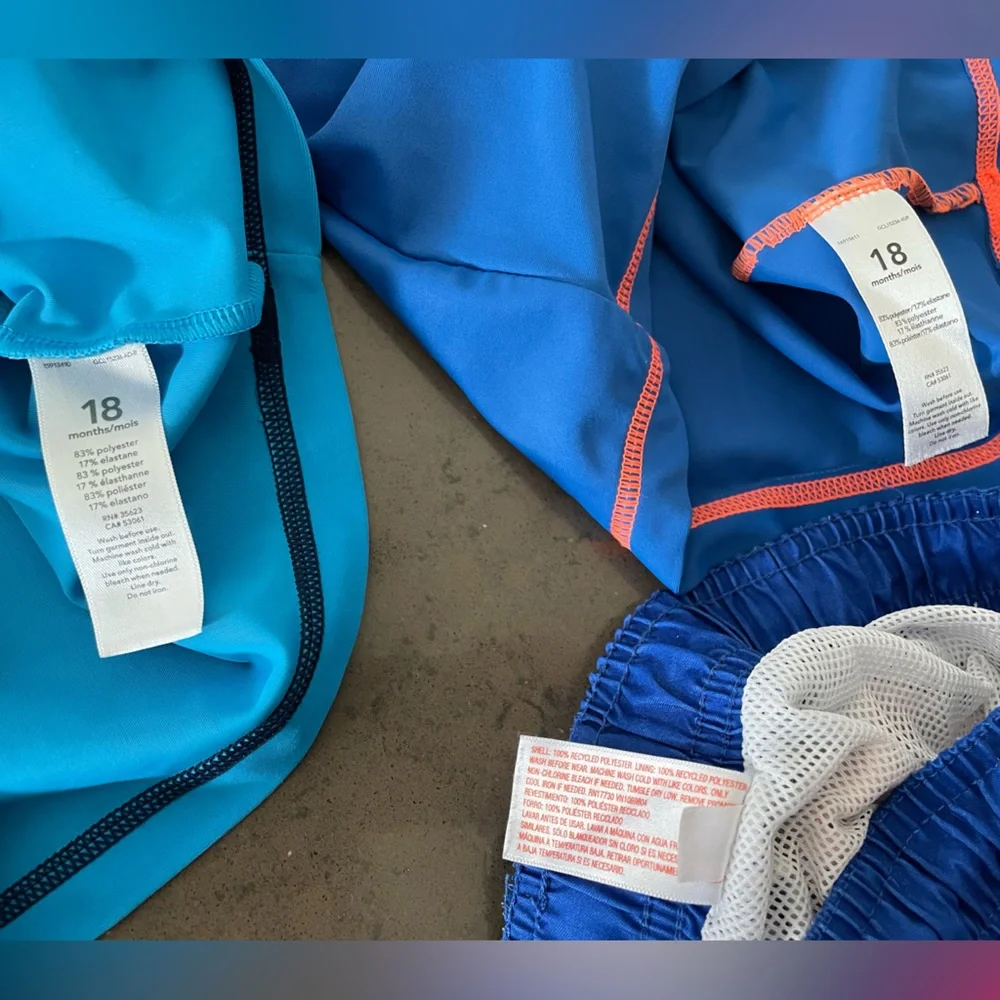 Carter's/Cat & Jack Toddler Swim Bundle